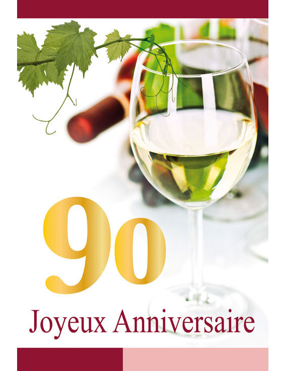 CD Anniversaire Chiffre 90 12-665-90