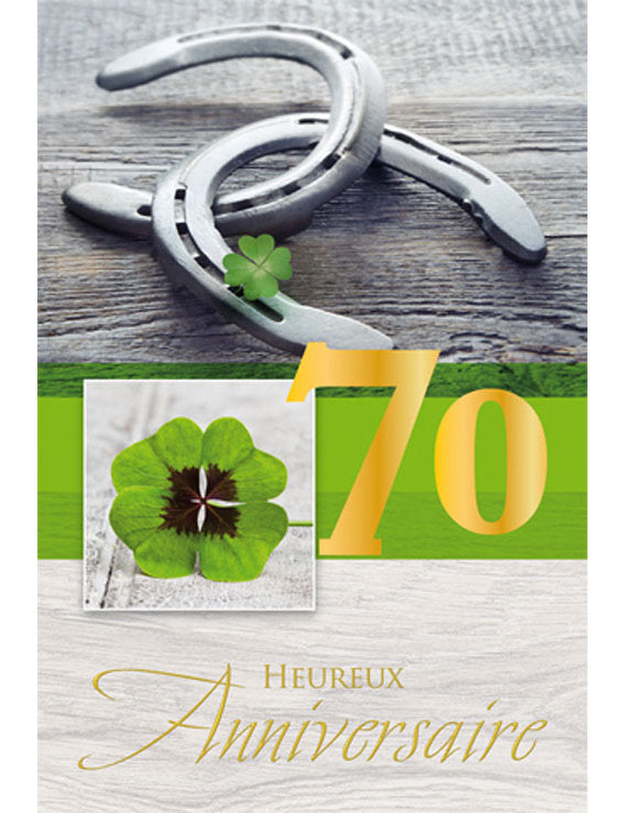 CD Anniversaire Chiffre 70 12-666-70