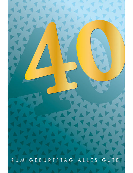 DK Zahlengeburtstag 40