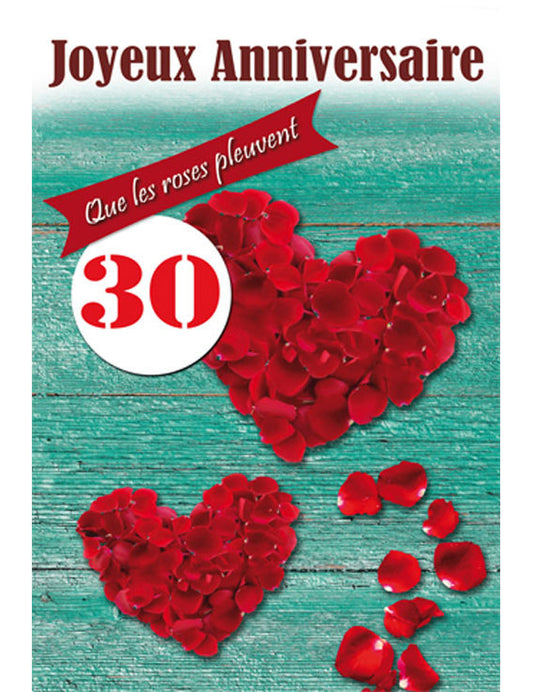 CD Anniversaire Chiffre 30 12-752