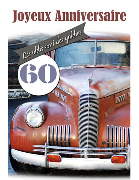 CD Anniversaire Chiffre 60 12-758