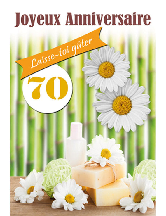 CD Anniversaire Chiffre 70 12-760