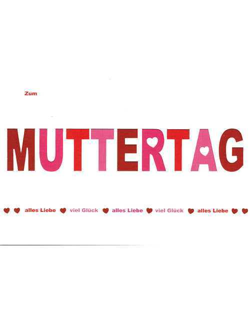 Zum Muttertag alles Liebe
