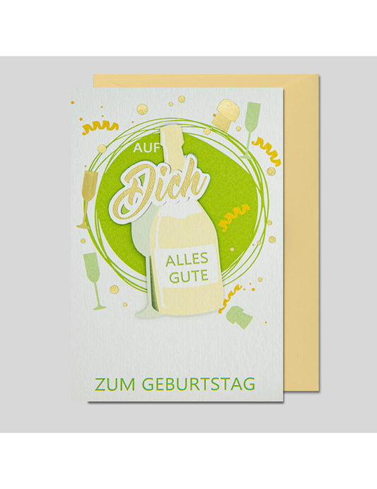 Doppelkarte. Geburtstag