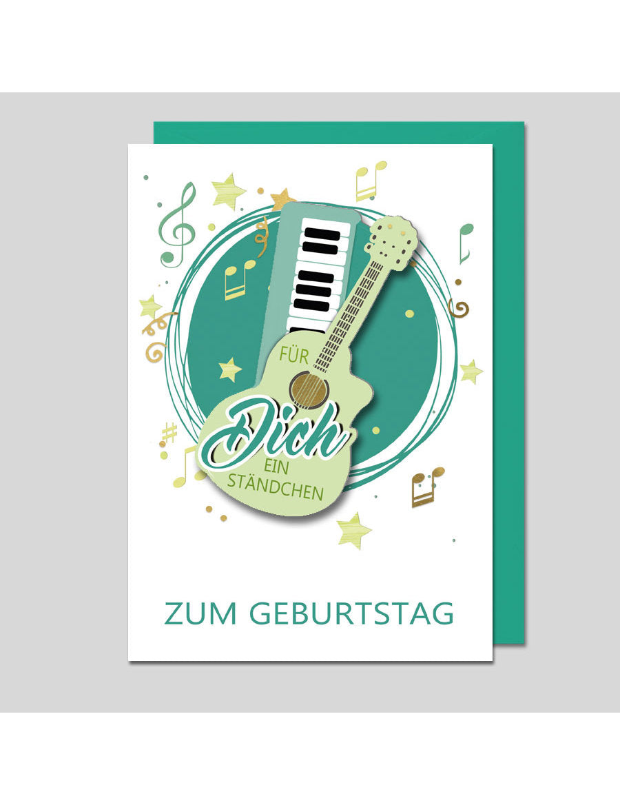 Doppelkarte. Geburtstag