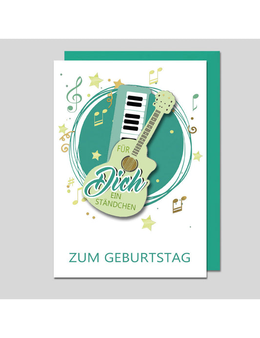 Doppelkarte. Geburtstag