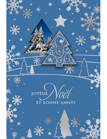Carte double Noël 98-3757