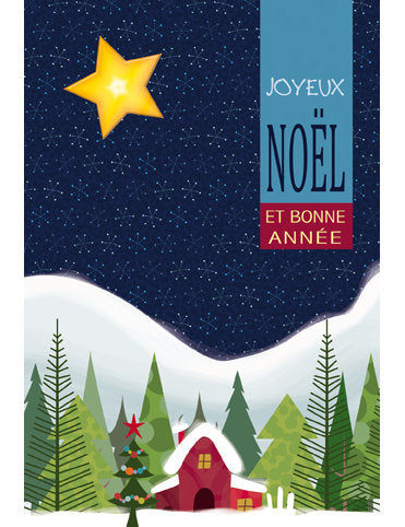 Carte double Noël