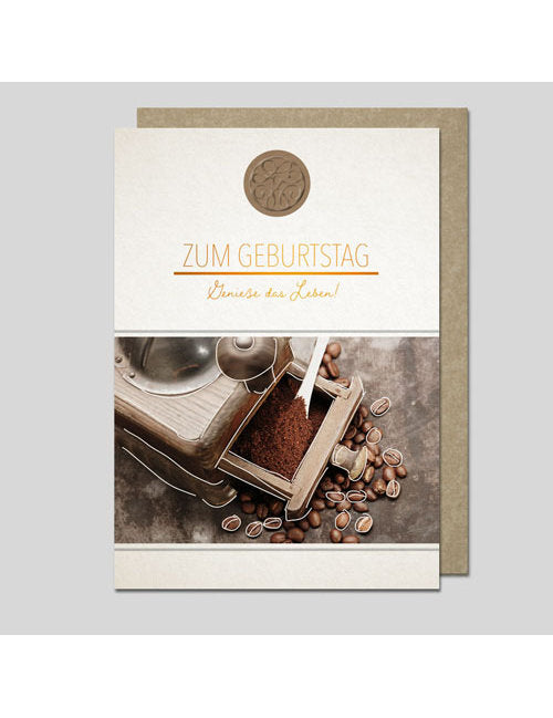 Doppelkarte. Geburtstag