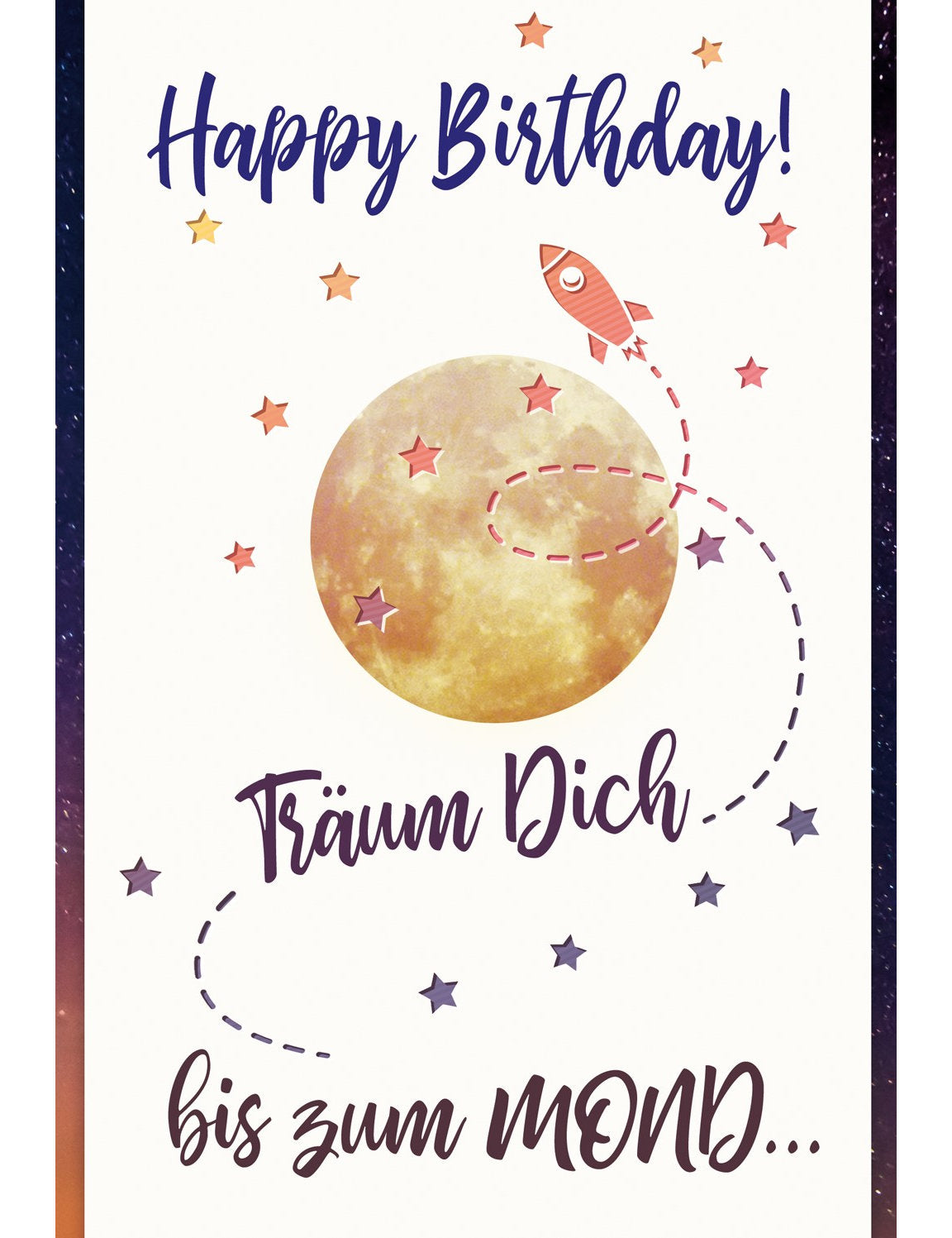 Soundkarte Happy Birthday Träum Dich