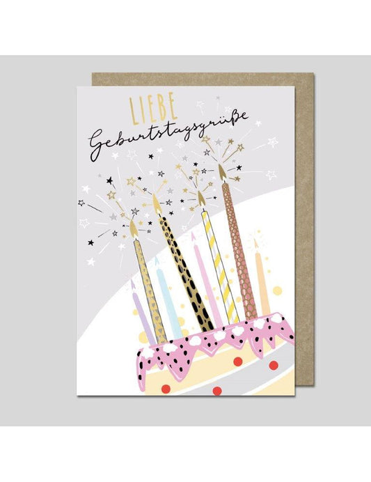 Doppelkarte. Avantgarde - Geburtstag