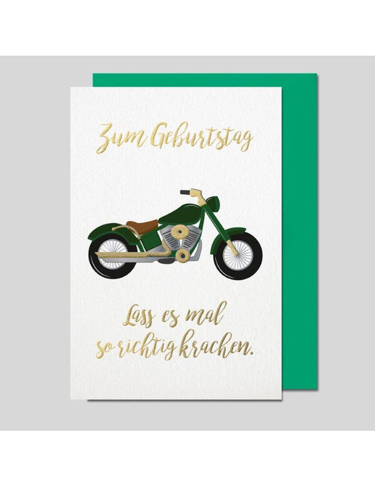 Doppelkarte. Geburtstag Impressione