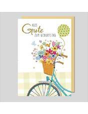 Doppelkarte. Avantgarde - Geburtstagskarte