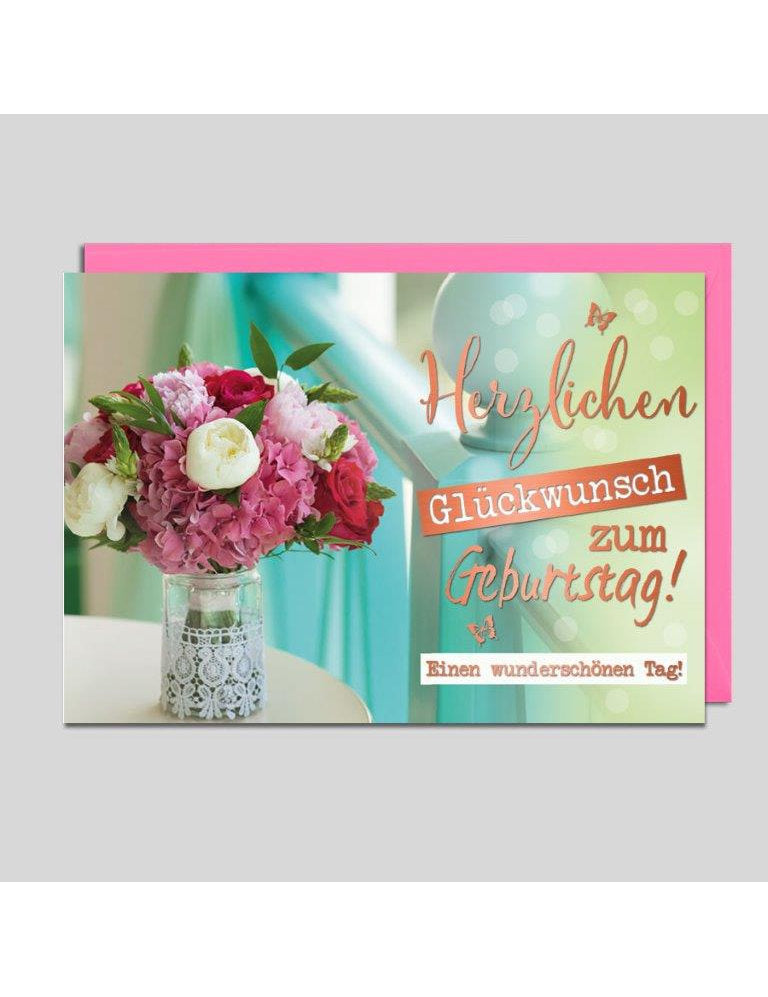 Doppelkarte. Geburtstagskarte