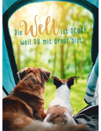 Die Welt ist schön weil Du mit drauf bist