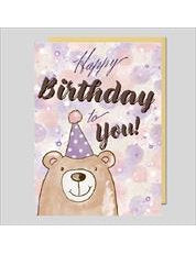 Doppelkarte. Happy Birthday to You!