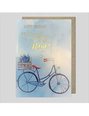 Doppelkarte. Happy Birthday