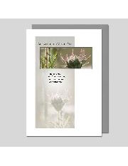 Doppelkarte. Aufrichtiges Mitgefühl