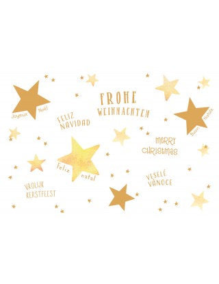 Doppelkarte. Green Karma X-MAS - Weihnachten international