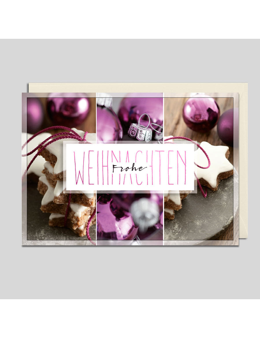 Doppelkarte. Weihnachten