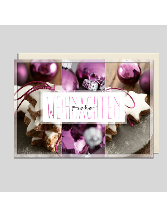 Doppelkarte. Weihnachten
