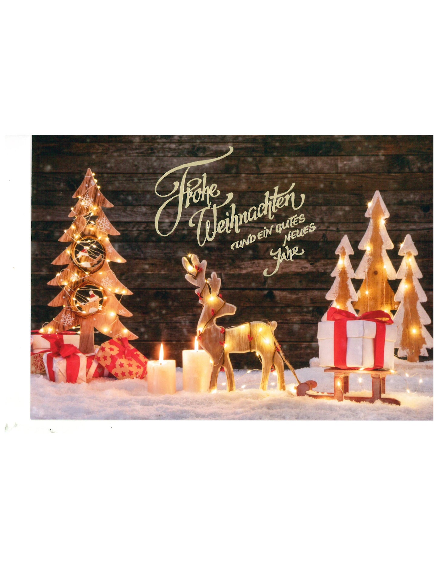 Doppelkarte. Weihnachten