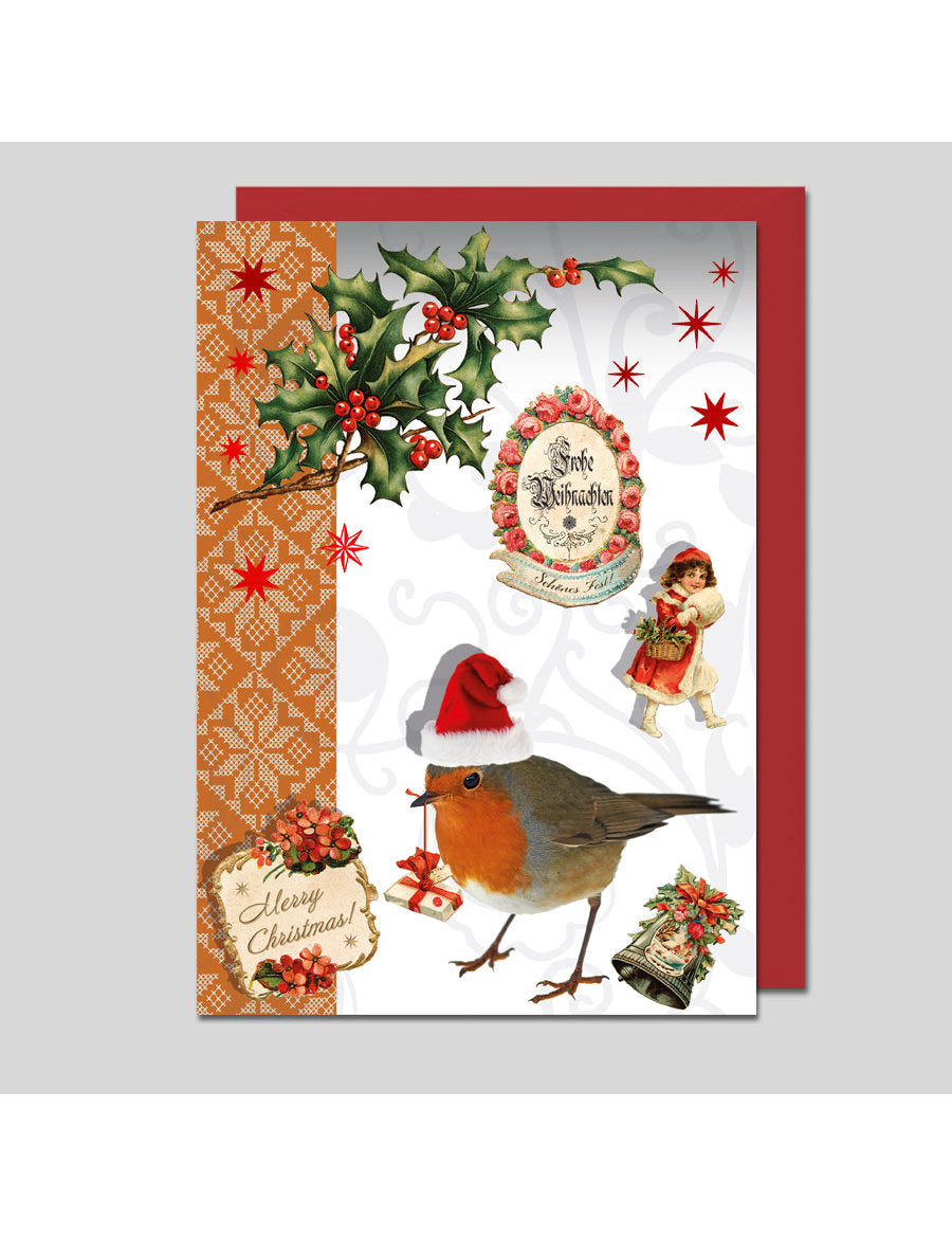 Doppelkarte. Weihnachten