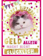 Soundkarte / Katze, Geld allein macht nicht glücklich // A5
