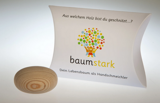 Handschmeichler Birke 45mm mit Baumhoroskop