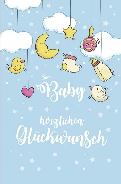 Zum Baby herzlichen Glückwunsch (B6)