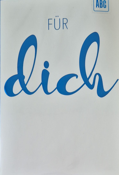 Für dich... (B6)