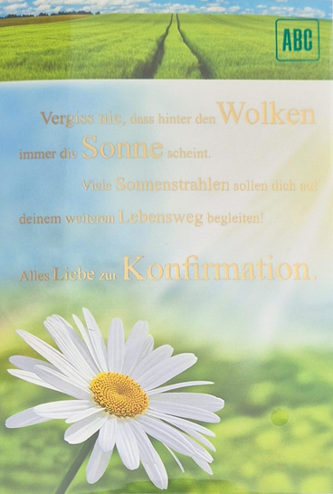 Alles Liebe zur Konfirmation (B6)