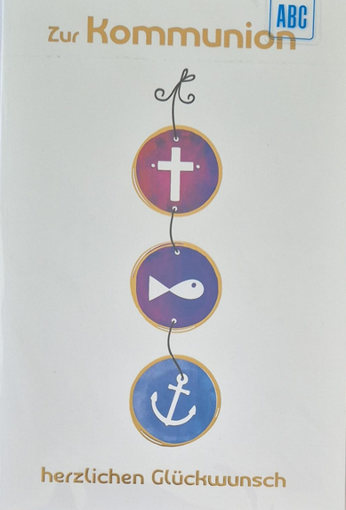 Zur Erstkommunion herzlichen Glückwunsch (B6)