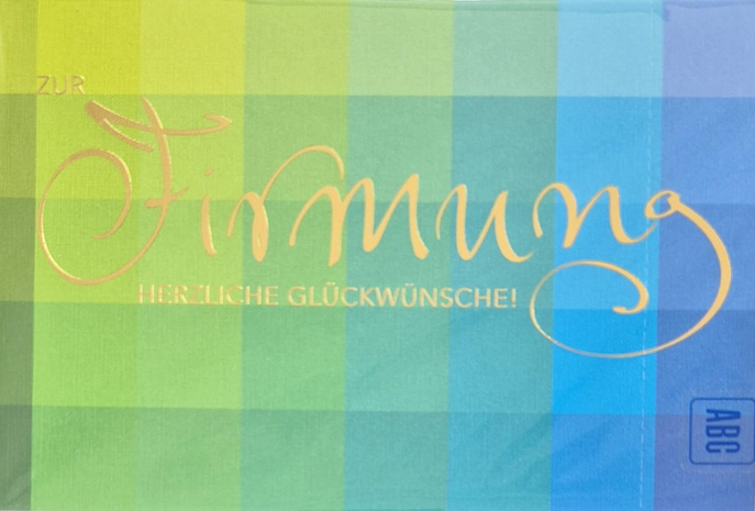 Zur Firmung herzliche Glückwunsche (B6)
