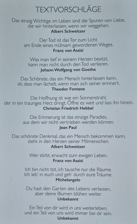 Herzliche Anteilnahme (B6)