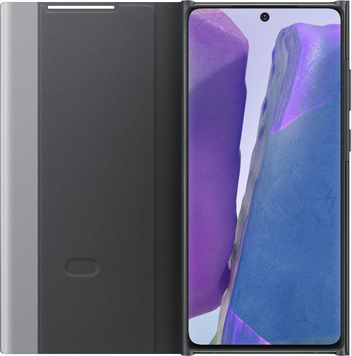 Samsung Clear view cover für Galaxy Note20 - schwarz - Retoure
