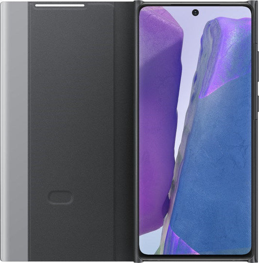 Samsung Clear view cover für Galaxy Note20 - schwarz - Retoure