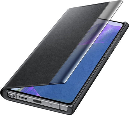 Samsung Clear view cover für Galaxy Note20 - schwarz - Retoure