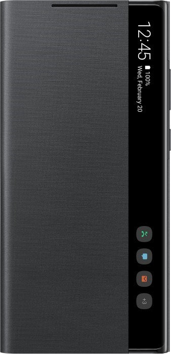 Samsung Clear view cover für Galaxy Note20 - schwarz - Retoure