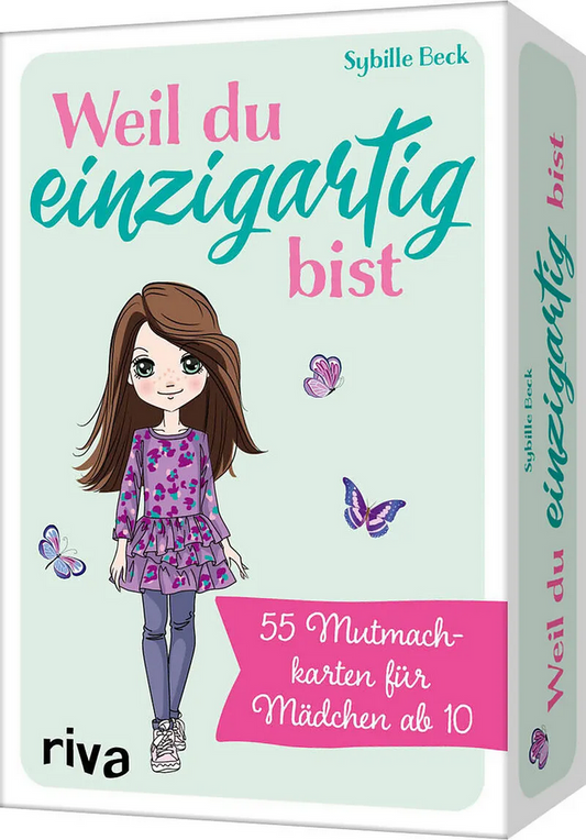 Mutmachkarten für Mädchen "Weil du einzigartig bist" (55 Stk., ab 10 Jahren)