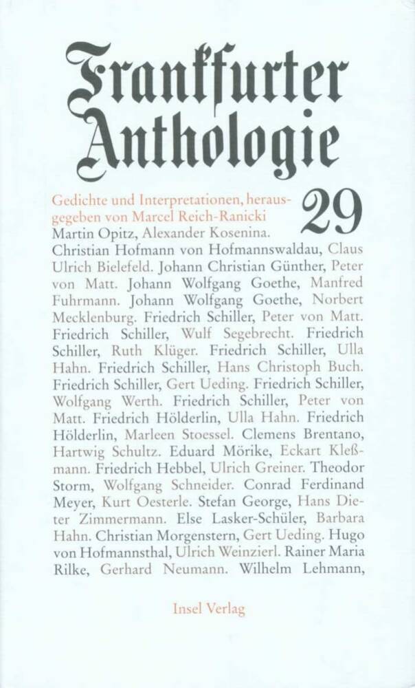 Frankfurter Anthologie.Bd.29 (Marcel Reich-Ranicki)