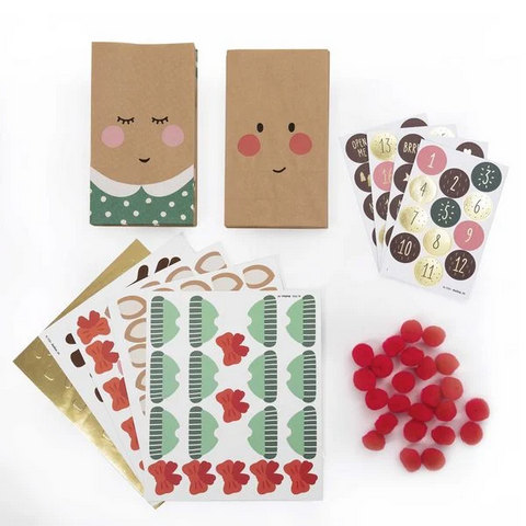 Adventskalender Set (Red nose Reindeer)