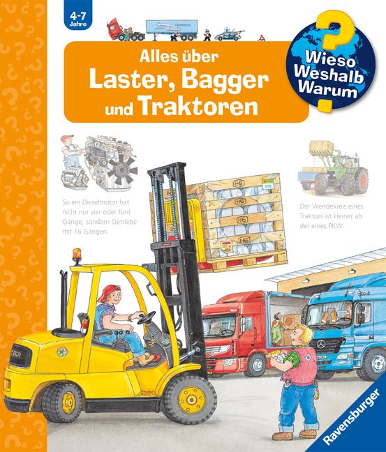 Wieso? Weshalb? Warum? Band 38 - Alles über Laster, Bagger und Traktoren (Andrea Erne)