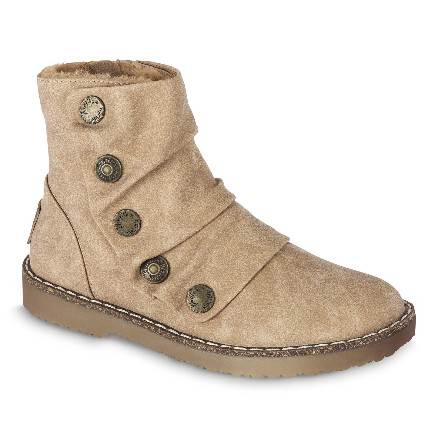 Blowfish Damen Stiefelette "Cozy Up" beige, (Grösse: 40)