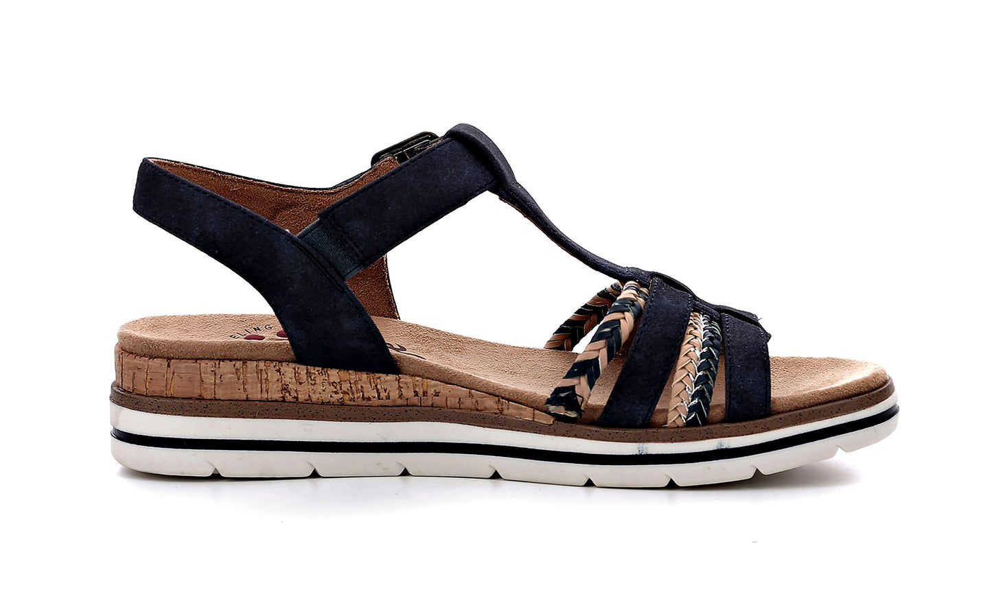 Damen-Sandale "Lilly" blau (Grösse: 39)