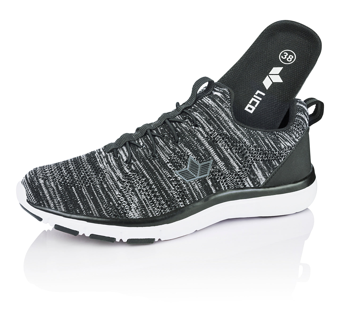 Freizeitschuh Colour, schwarz/grau (Grösse: 44)