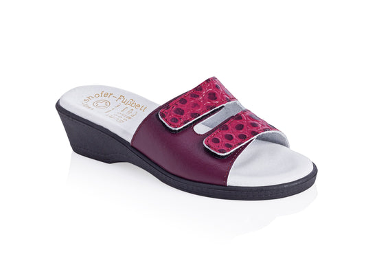 Leder-Pantolette (Grösse: 42)