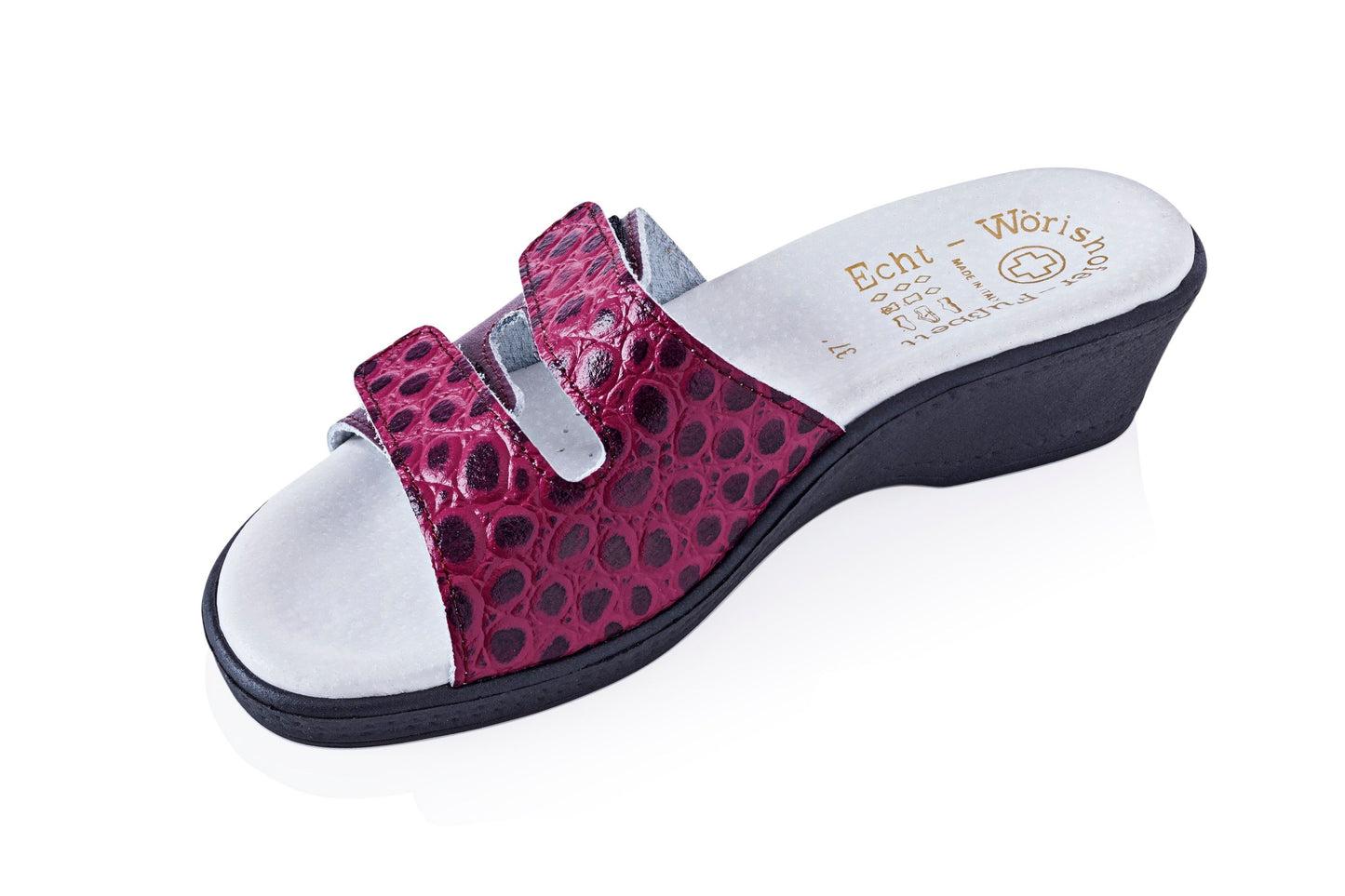 Leder-Pantolette (Grösse: 42)