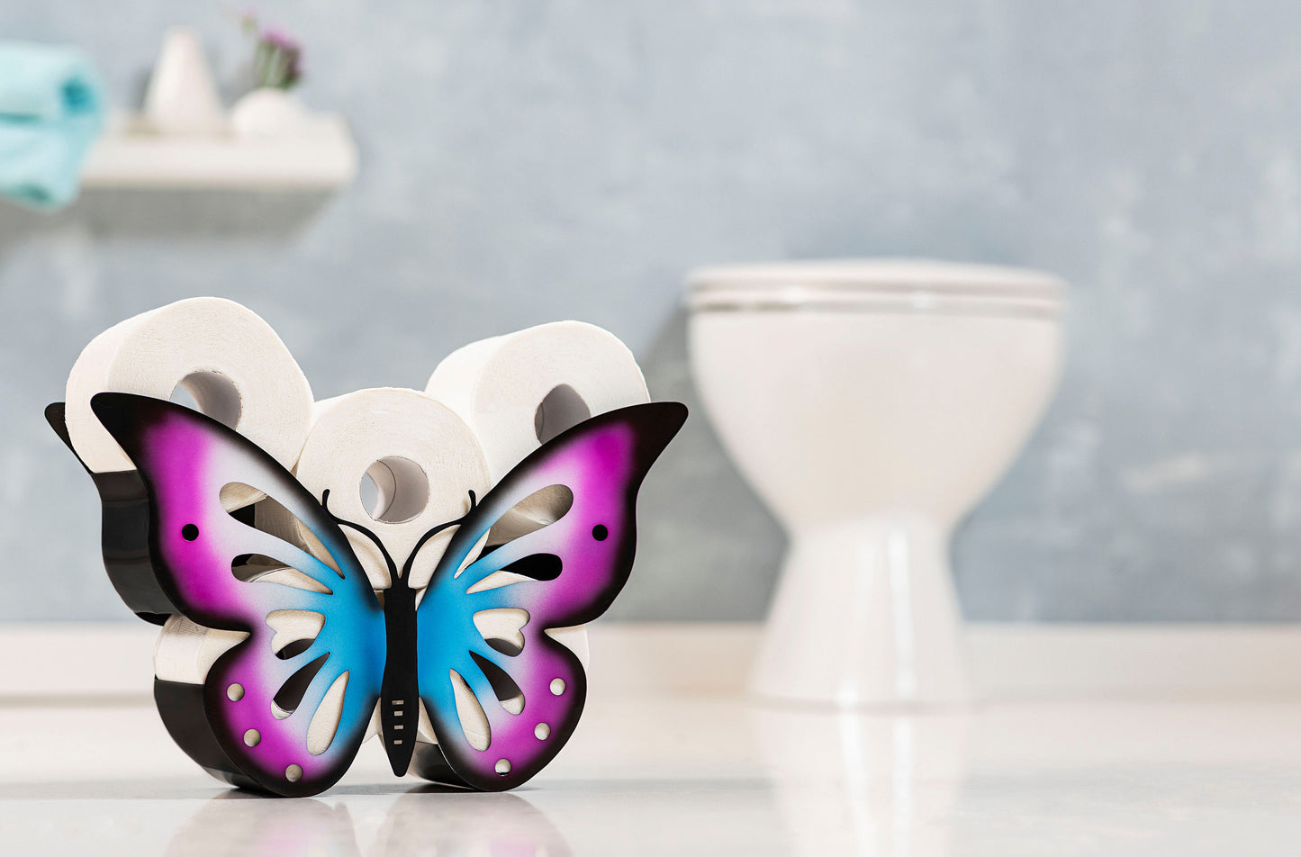 WC Rollenhalter "Schmetterling"