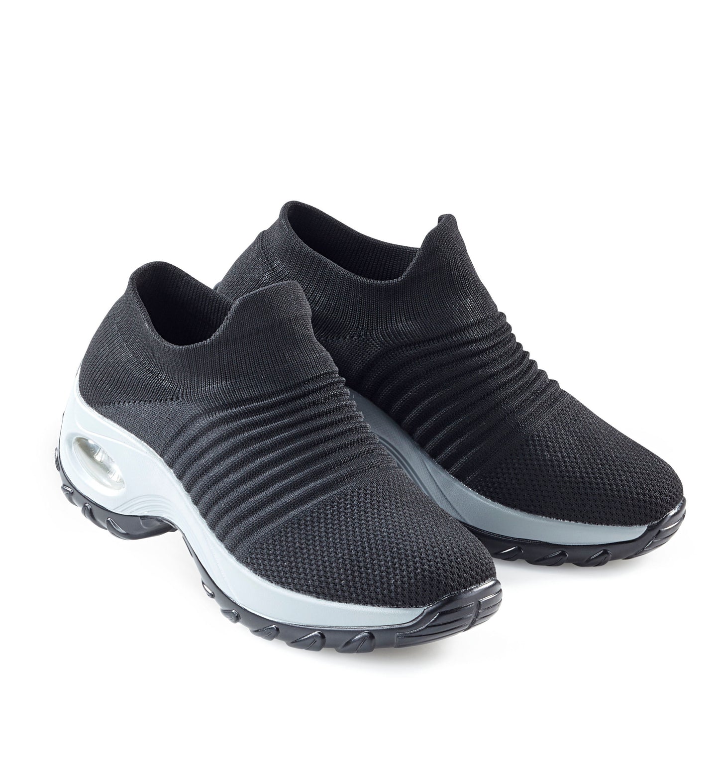 Freizeitschuh "Stretch", schwarz (Grösse: 41)